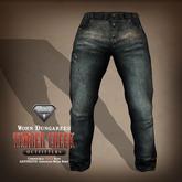 [Timber Creek] Worn Dungarees-AESTHETIC-Grunge