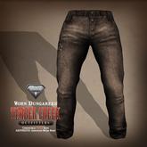 [Timber Creek] Worn Dungarees-AESTHETIC-Brown Wash