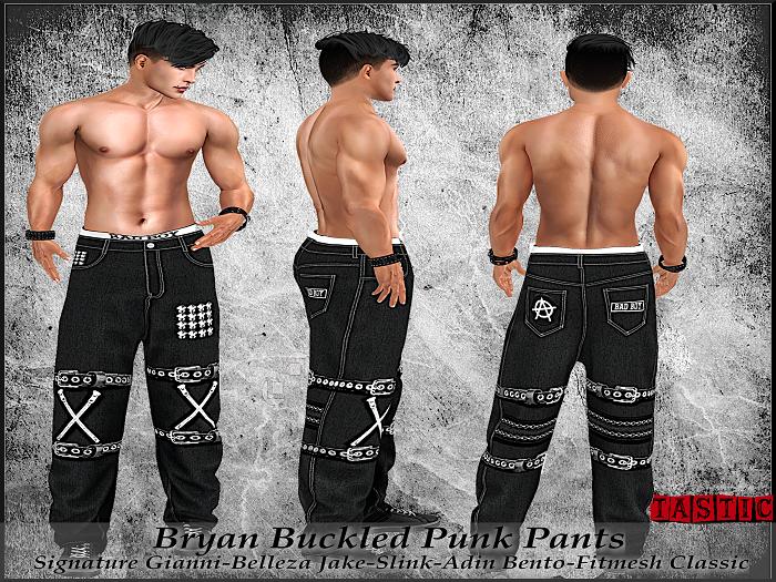Tastic-Bryan Buckled Punk Pants-Boxed
