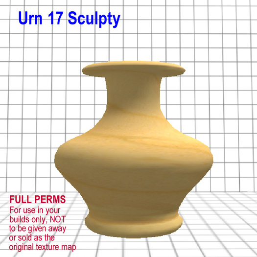 Urn17 Sculpty Map Full Perms