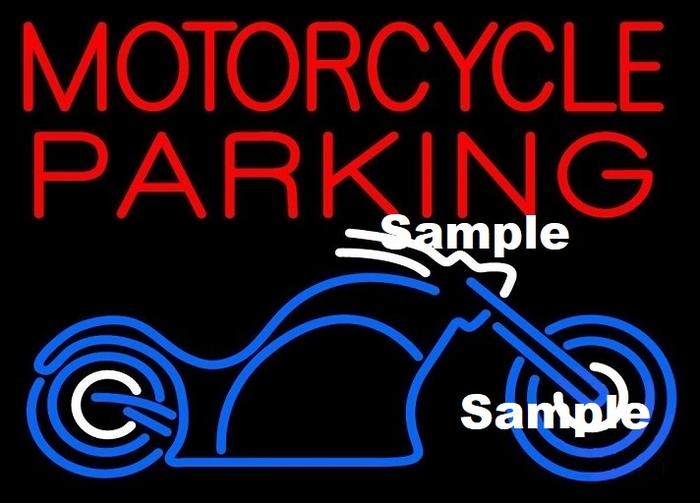 Motorcycle Paking Neon Sign CMT
