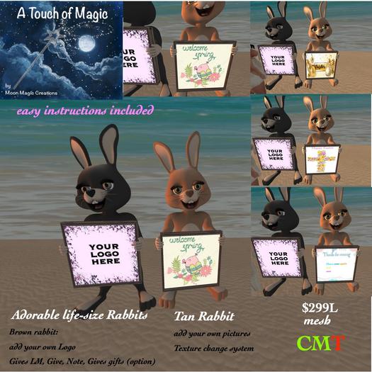 Display Rabbitts LM giver,Notes,Texture Change sign-box