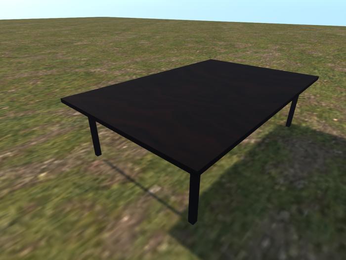 Rosewood coffee table