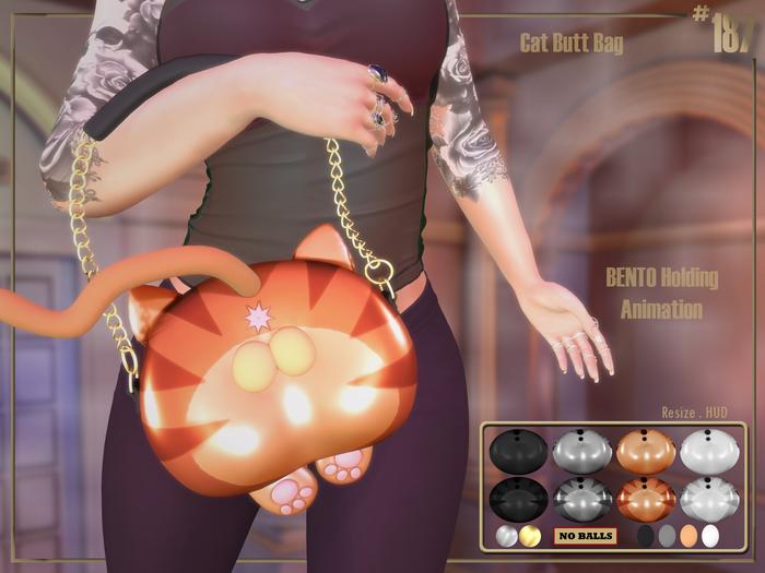 #187# Cat Butt Bag BOX (Add Me)