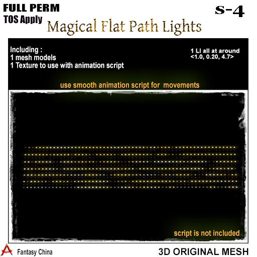 FC- FP Mesh Magical Flat path Lights B