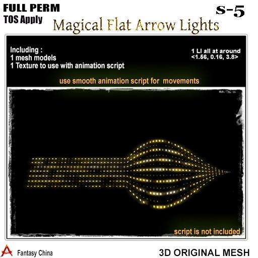 FC- FP Mesh Magical Flat Arrow Lights B