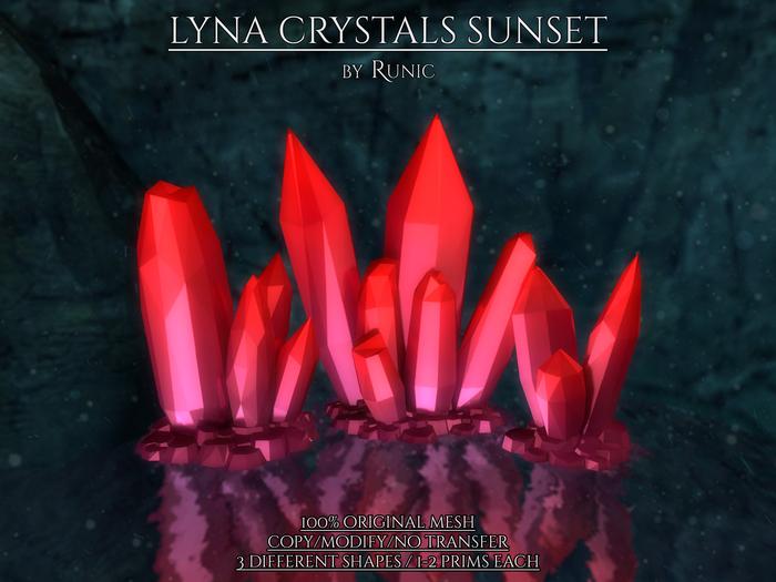 .: Runic :. Lyna Crystals Sunset
