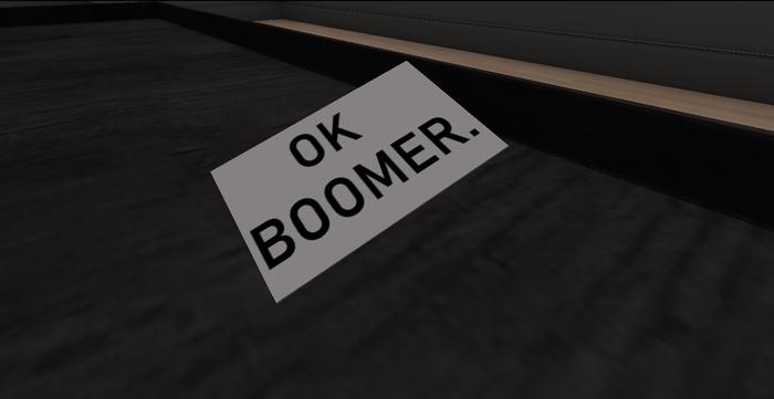 OK Boomer.