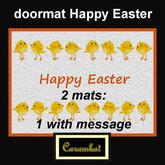 door mat Happy Easter