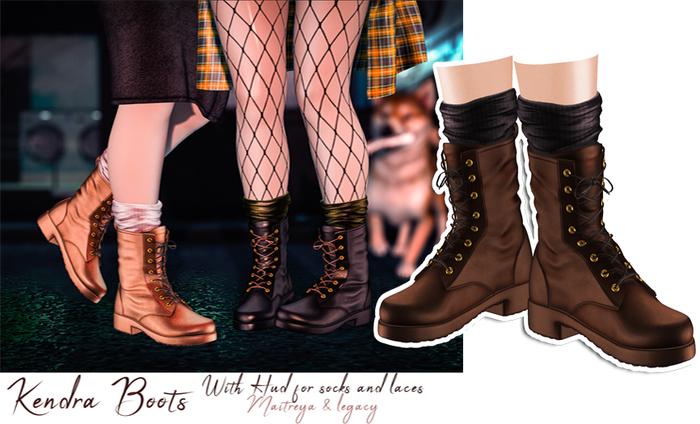 UNA. Kendra Boots Brown Claire