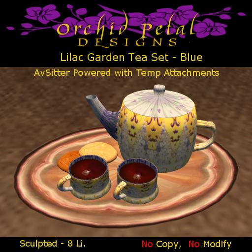 -Opd- Lilac Garden Set - Blue