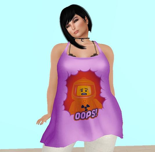 JOY: Cami Caution Purple