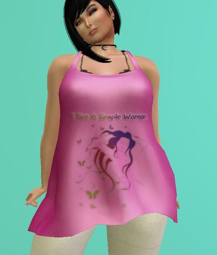 JOY: Cami Simple Woman Pink