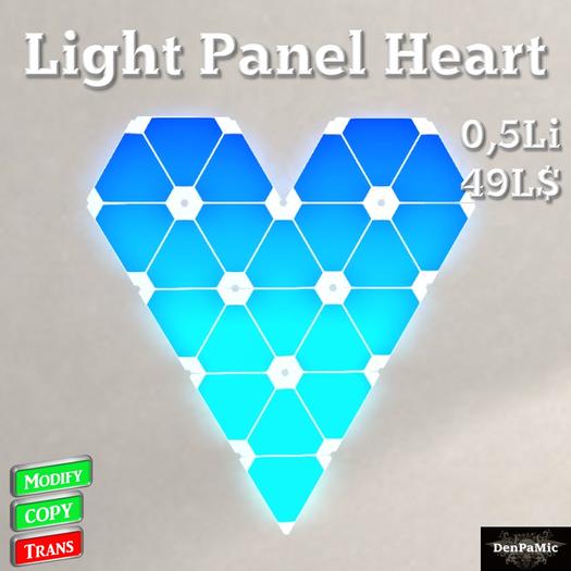 *DenPaMic* Light Panel Heart