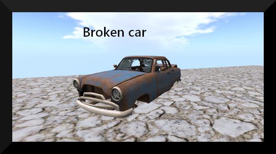 Broken car