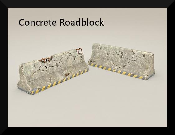 Concrete Roadblock