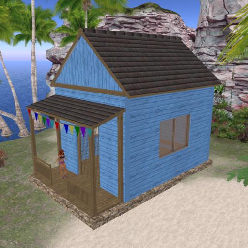 Beach Hut Blue