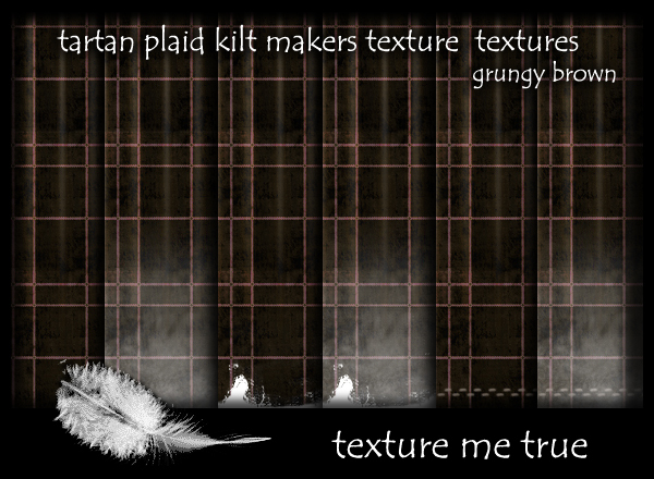 grungy brown tartan plaid kilt makers texture pack