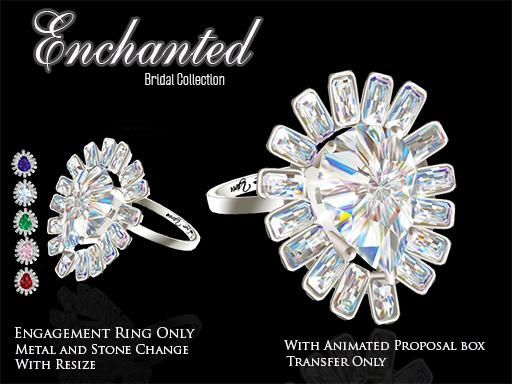 Exquisite Enchanted Engagement Ring (box)