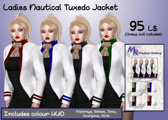 MR Ladies Nautical Tuxedo Shopping Bag