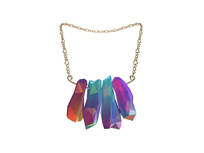 MINIMAL - Eli Necklace Holographic