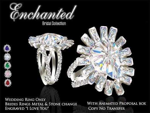 Exquisite Enchanted Wedding Ring (copy) (box)