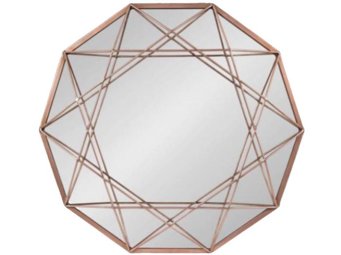 Rose Gold Metal Mirror Alpha Texture