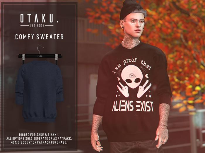 Otaku. Comfy Sweater / Navy
