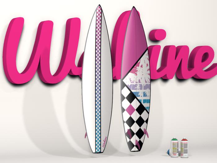 Wahine C&C Board Paint - Checker