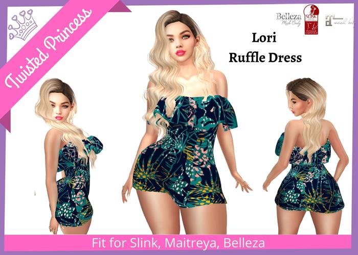 TP- Lori Ruffle Dress -packer