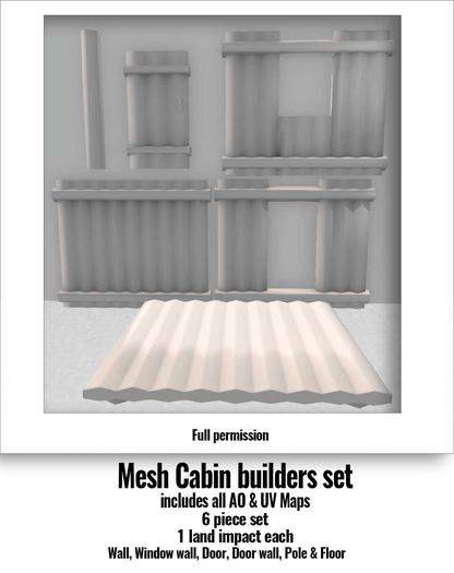 Cabin Building set FP Mesh Builders Kit