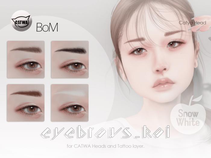 ::SnowWhite:: eyebrows_koi_catwa