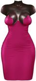 Kaithleen's Renfri Pencil Dress - Lipstick
