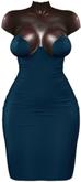 Kaithleen's Renfri Pencil Dress - Navy
