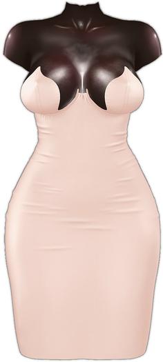 Kaithleen's Renfri Pencil Dress - Nude