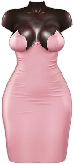 Kaithleen's Renfri Pencil Dress - Pink