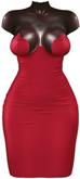 Kaithleen's Renfri Pencil Dress - Red