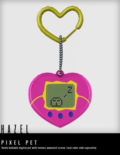 HAZEL -  Pixel pet - Pink [add]