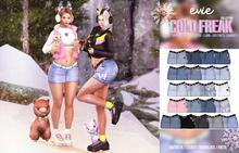 EVIE - Cold Freak Denim Skirt [Fatpack]