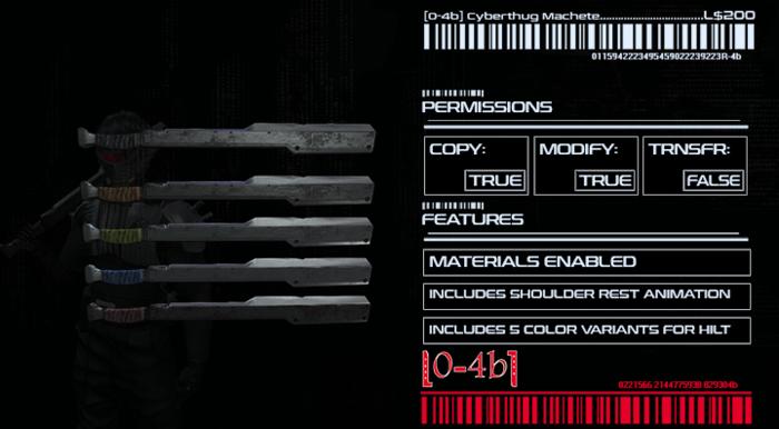 [0-4b] Cyberthug Machete