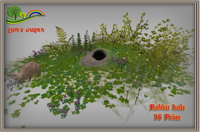 Lady's Garden - Rabbit hole 16 Prim