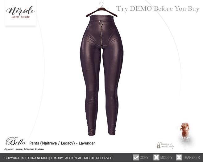 ~Nerido~ Bella Pants(Maitreya/Legacy)-Lavender