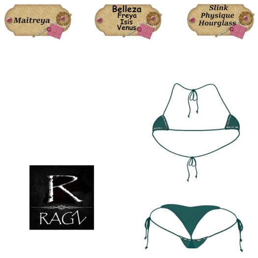 RAGZ - MICRO BIKINI V2 TEAL(Add)