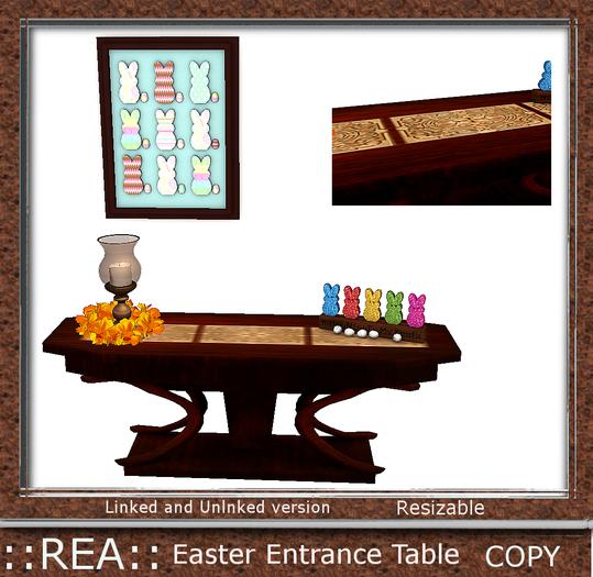 ::REA:: Easter Entrance Table set