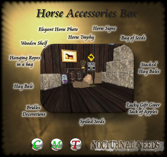 Horse Accessories Hay Signs Sacks for your Ranch! 