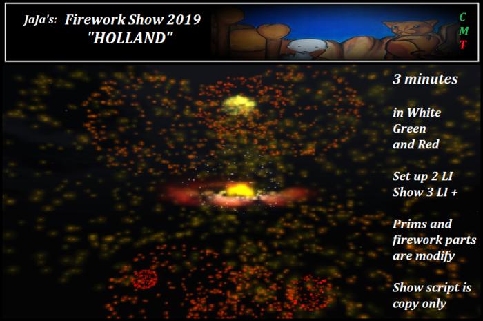 JaJa's: Firework Show 2019 "HOLLAND"