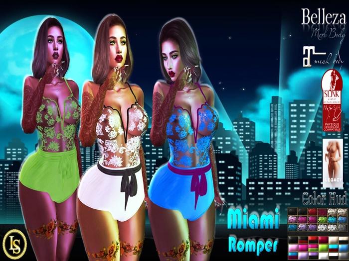 .~LS~MIAMI ROMPER/ HUD {ADD TO UNPACK}