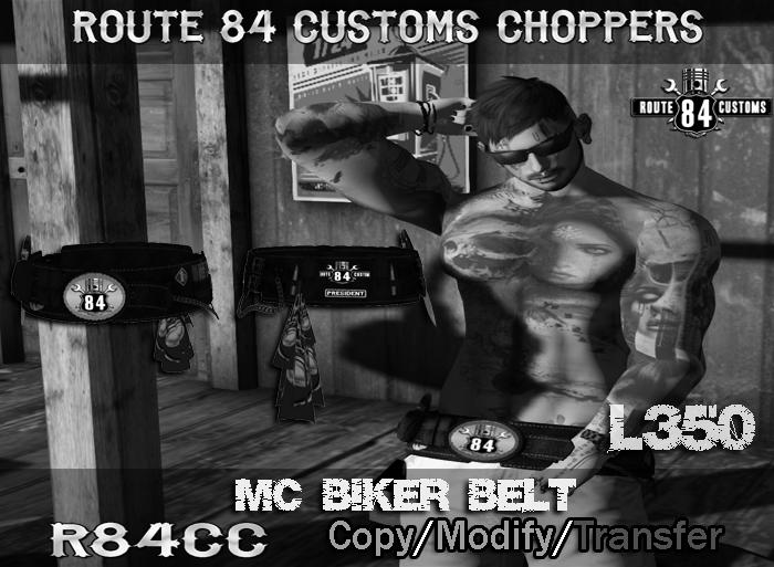 .:OCC:. MC Biker Belt DEMO Boxed