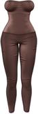 Kaithleen's Sheeron Bodysuit - Brown
