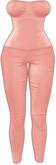 Kaithleen's Sheeron Bodysuit - Peach